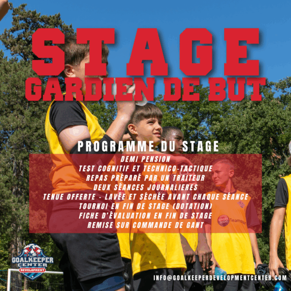 Stage Gardien de But - 5 jours en demi pension